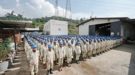 Karyawan tambang nikel PT IWIP di Kabupaten Halmahera Tengah, Maluku Utara. (Kredit Foto: IWIP)