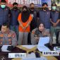 Konferensi pers penetapan tersangka Owner Zahra Berkah di Mapolres Ternate. (Kredit Foto: Istimewa)